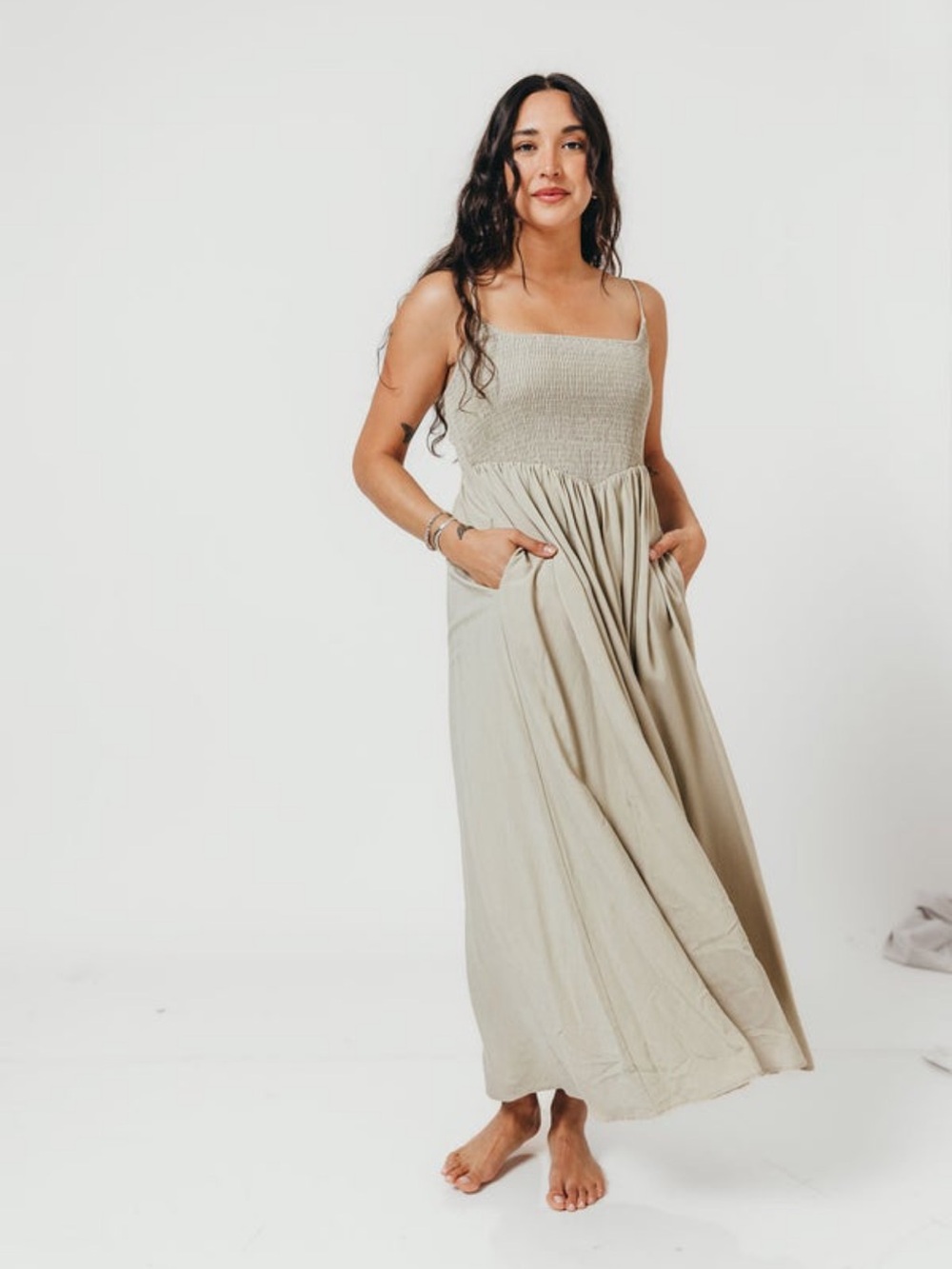 Worth collective Josefina dress in sage